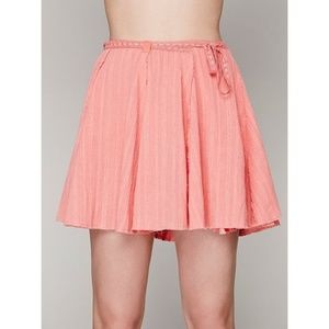 Free People Mini Wrap Skirt - Pink - Size S